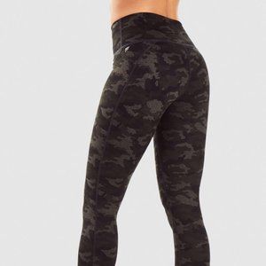 NWOT: Fabletics High-Waisted Camo Leggings